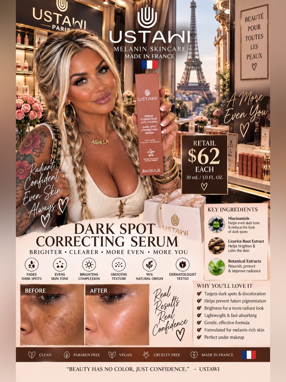✨ USTAWI DARK SPOT CORRECTING SERUM ✨
